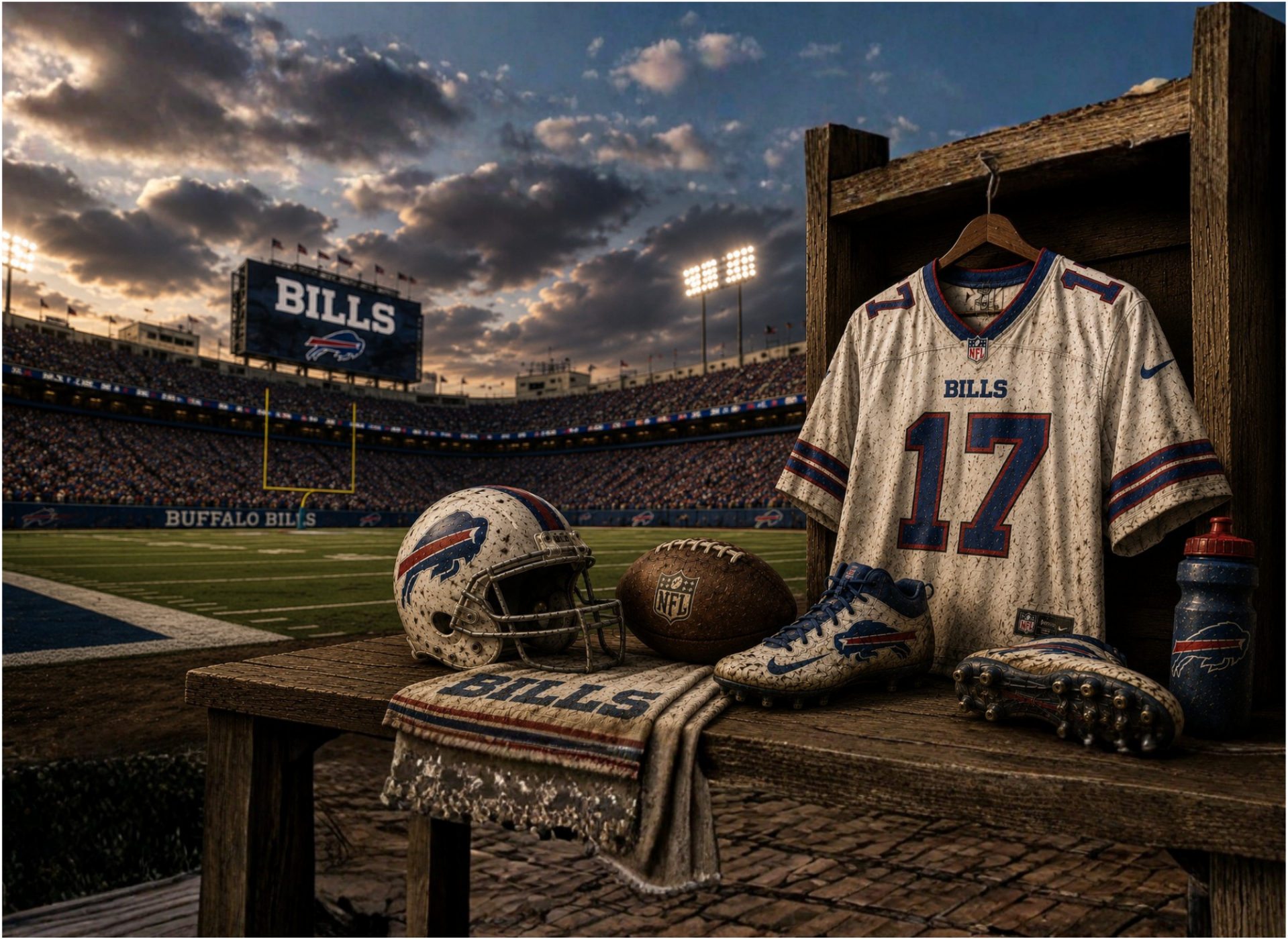 Bills white jersey