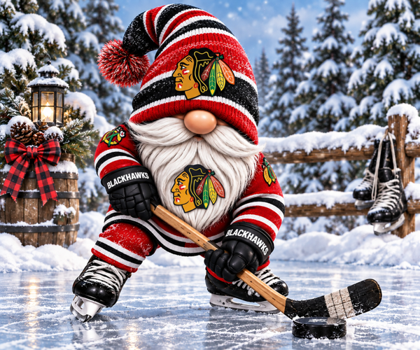 Chicago Blackhawks Gnome