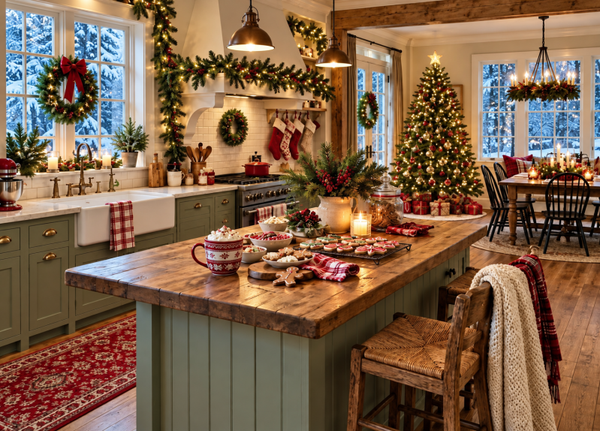 Country Christmas Kitchen