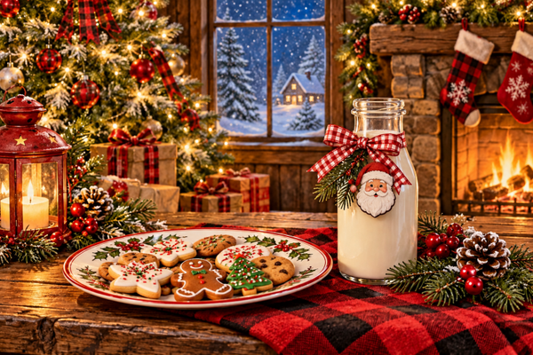 Cozy Christmas Cookie Table