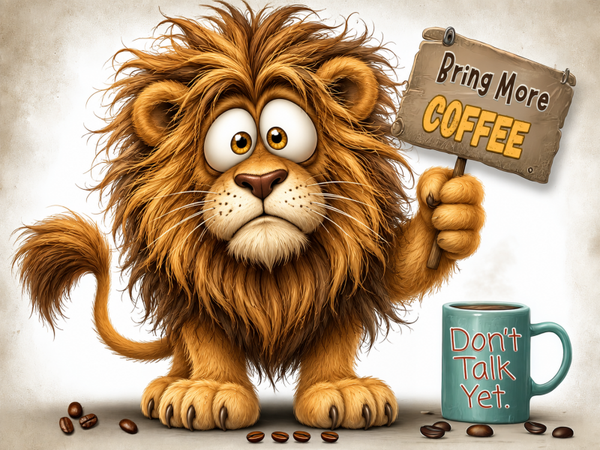 Don't Talk Yet Lion