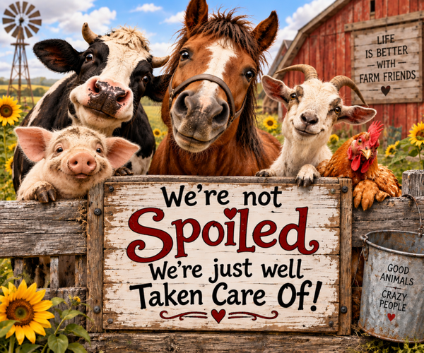 We're not spoiled