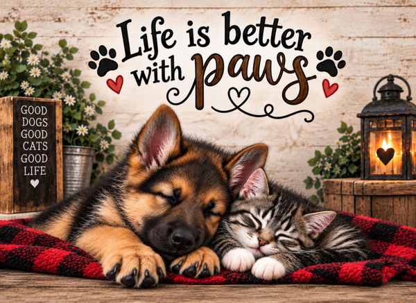 Life is Better with Paws