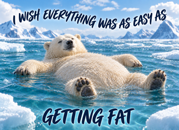 Polar Bear Floating