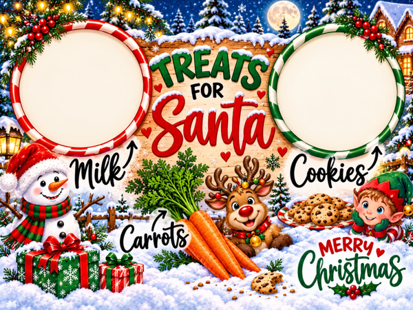 Santa’s Milk and Cookies Set