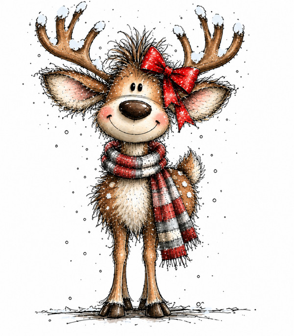 Whimsical Reindeer