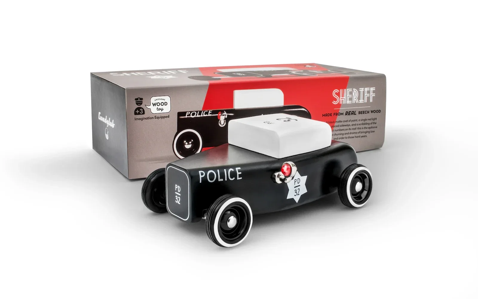 Collectie houten Candylab auto's bij SlimmeSnufjeS.com