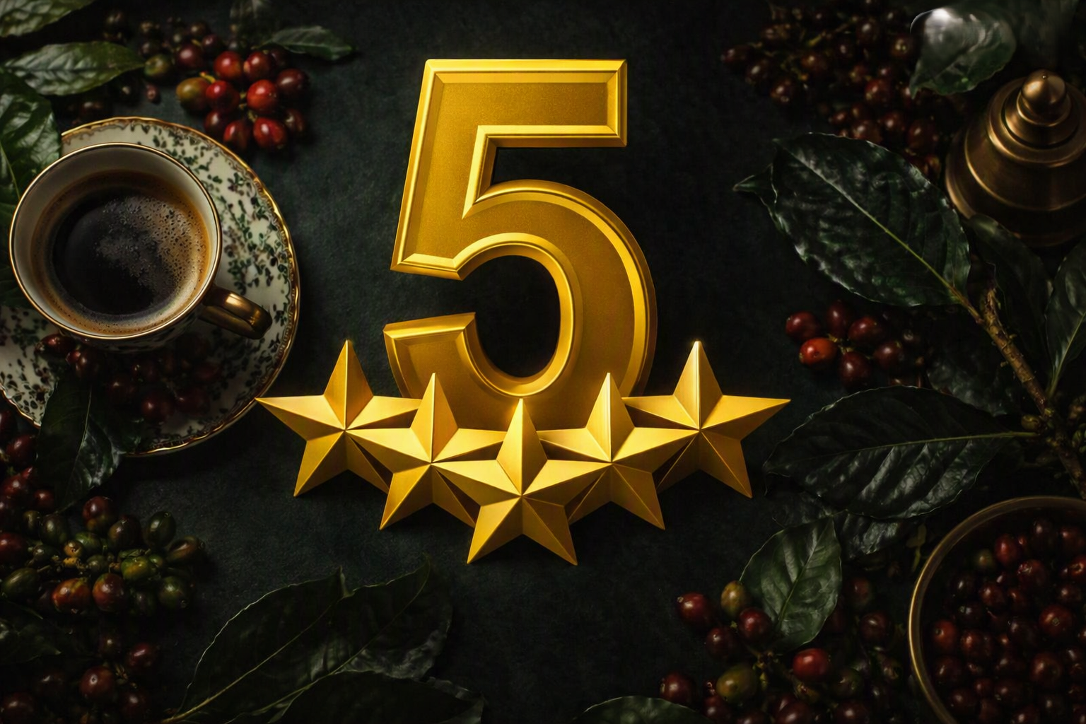 5 stars business rated