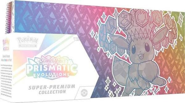 Pokemon Scarlet & Violet: Prismatic Evolutions - Super Premium Collection (Eevee ex) (15 Boosters) *Risiko for allokering*