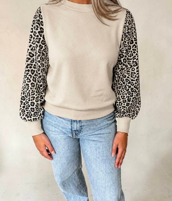 Pantertrui beige