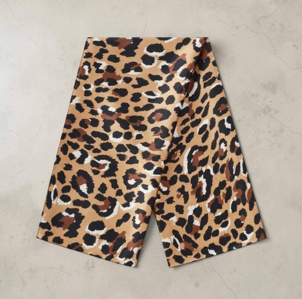 Bruine Leopard Sjaal – Polyester