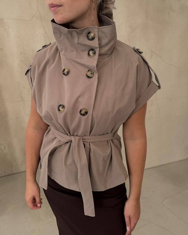 Gilet jas taupe