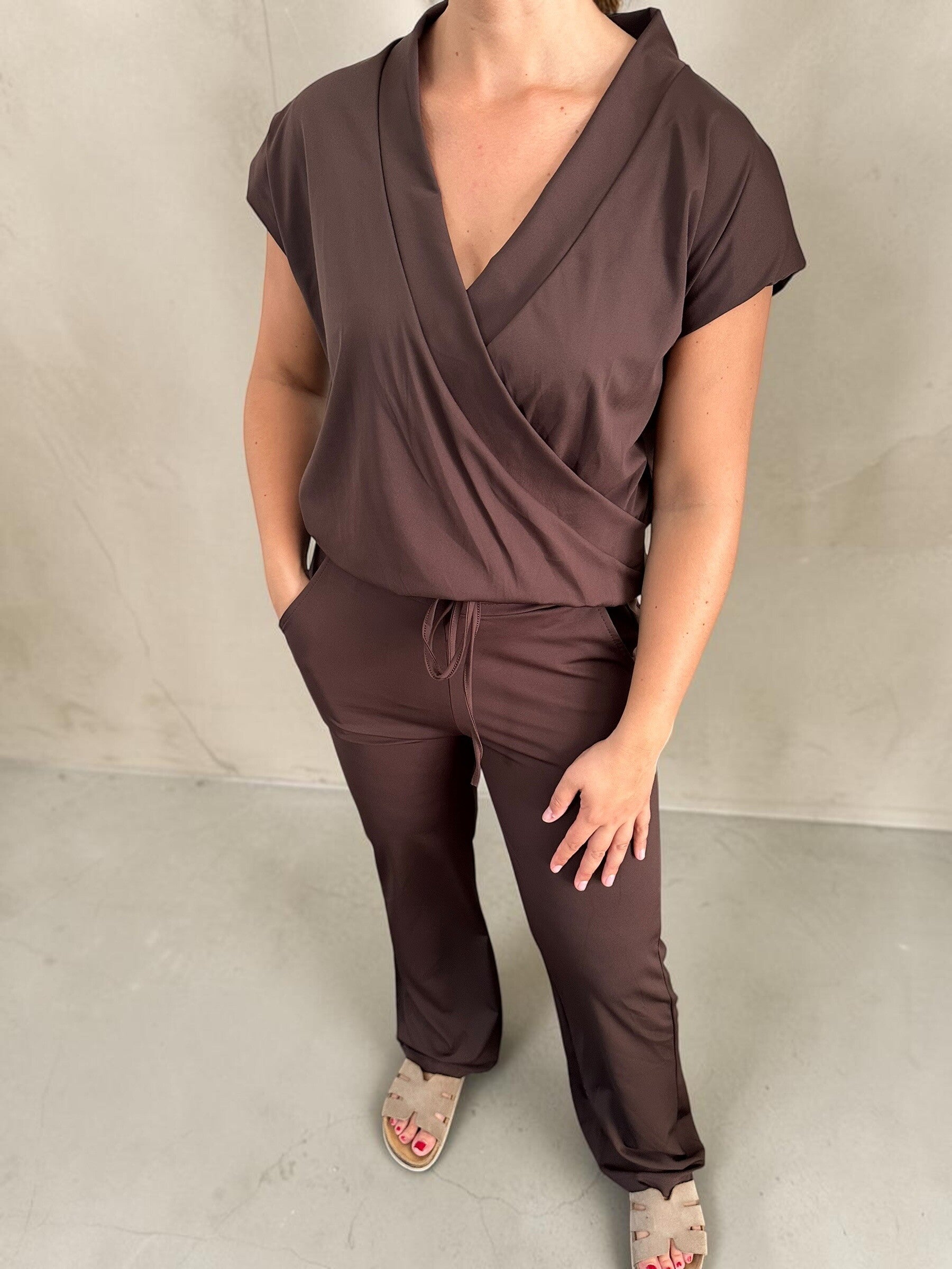 Travelstof Set bruin – Comfort & Stijl in één!