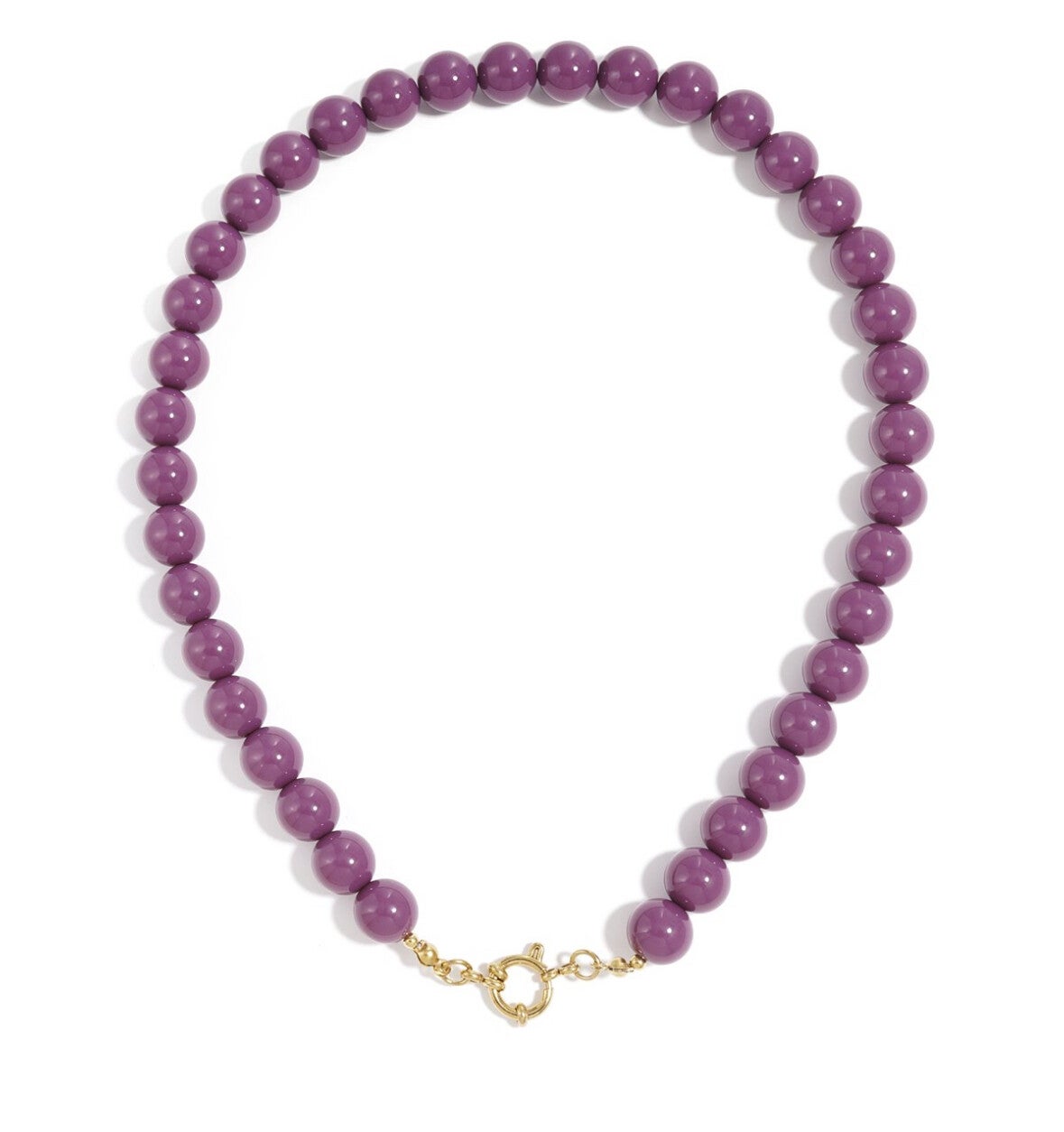 Ketting roestvrijstaal – Donker paars