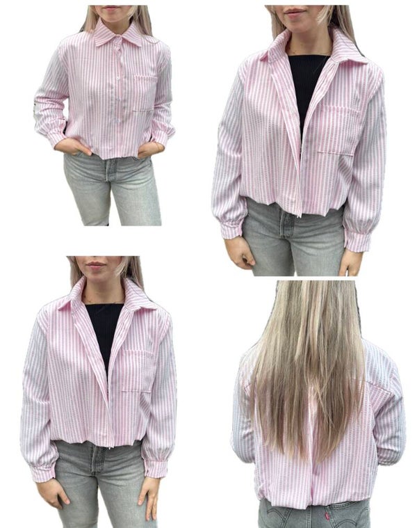 Cropped Blousje Roze