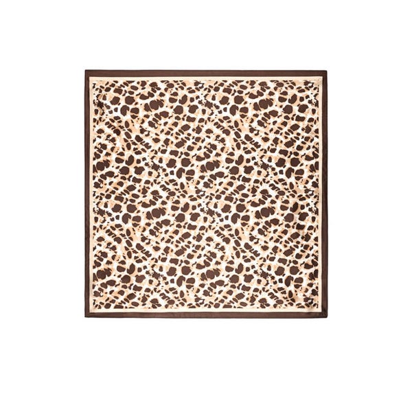 Zomersjaal met dierenprint