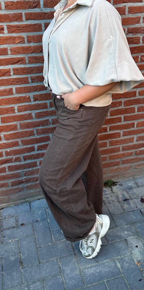 MAUD – Balloon Jeans Bruin