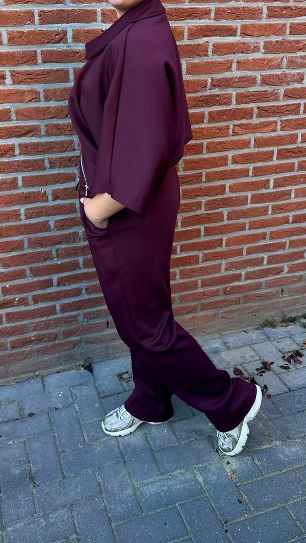 MILA – Comfy Set Bordeaux