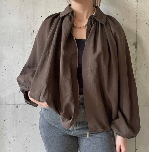 Bruin oversized flowy bomberjack