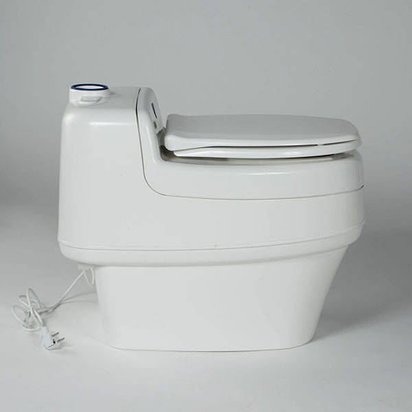 tiny house, Separett Villa 9010 Droogtoilet, off grid, toiletoplossing zonder elektriciteit, droogtoilet, batterij- of zonnecelwerking