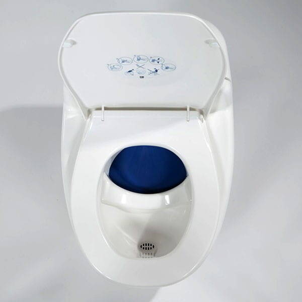 tiny house, Separett Villa 9010 Droogtoilet, off grid, toiletoplossing zonder elektriciteit, droogtoilet, batterij- of zonnecelwerking