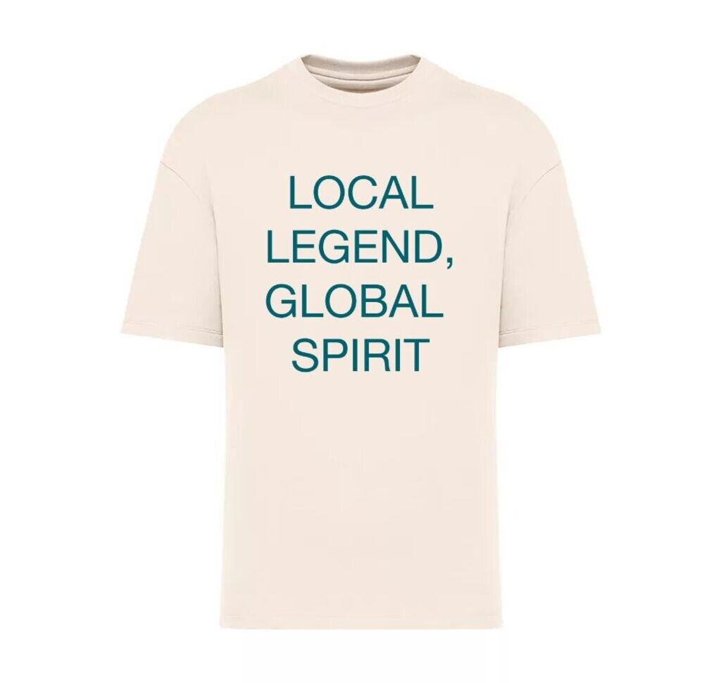 Unisex biokatoen T-shirt Ivoor