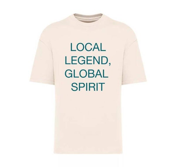 Unisex biokatoen T-shirt Ivoor