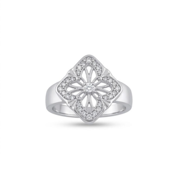 Flor plateada