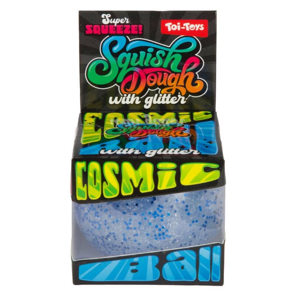 Squishdough Knijpbal Frosty Gevuld met Sneeuw, 6cm
