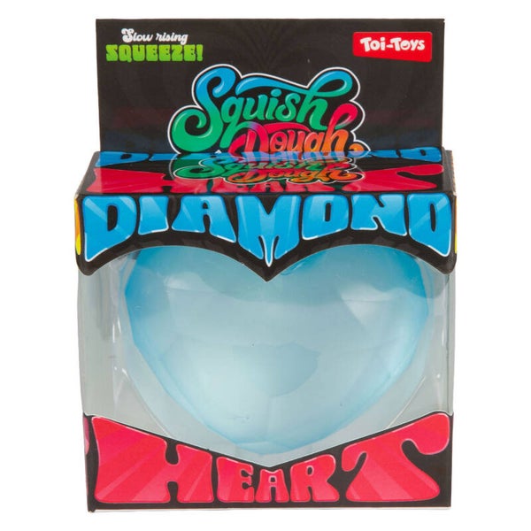 Squishdough Knijpfiguur Hart - 7cm 124gr