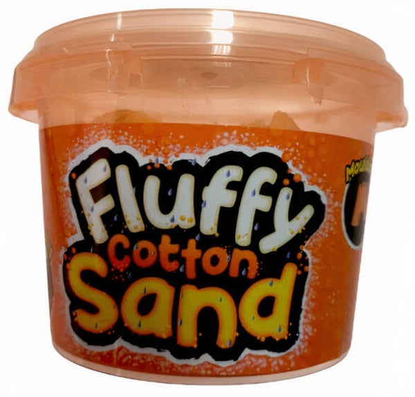 Fluffy Cotton speelzand junior 300 gram ORANJE