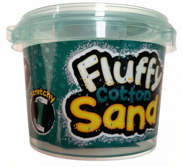 Fluffy Cotton speelzand junior 300 gram TURQUOISE