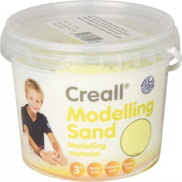 Creall Kinetisch Zand 750 gr GEEL
