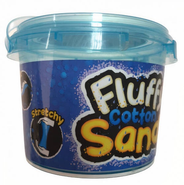 Fluffy Cotton speelzand junior 300 gram BLAUW