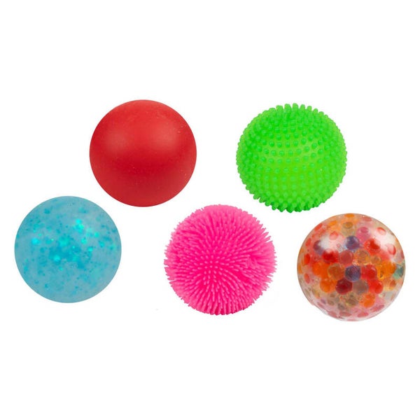 Fun Squishy ballen set van 5