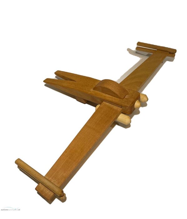 Zangool Scout - vliegtuig  - handgemaakt door autismespeelgoed.nl