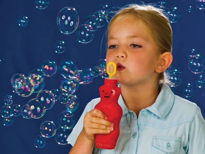 Pustefix Navulfles, 500 ml, bellenblaasvloeistof, Made in Germany, zeepbellen voor bruiloft, kinderverjaardag, vrijgezellenavond, voor kinderen en volwassenen