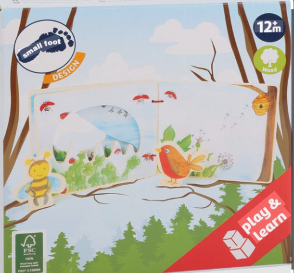 3D boek dieren in de lucht
