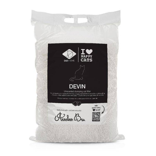 Devin ongeparfumeerde kattenbakvulling 12kg/13.8l