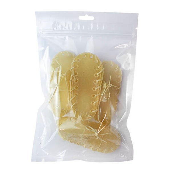 Buffelhuid schoen 12.5cm 4pack