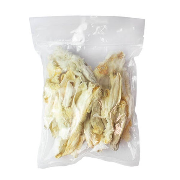 Konijnenoren met haar 300gr/zakje