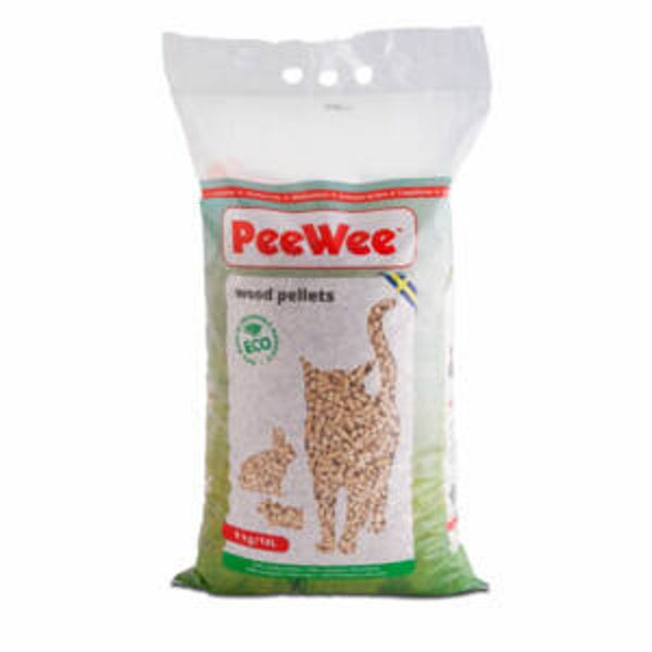 Peewee houtkorrels 9kg
