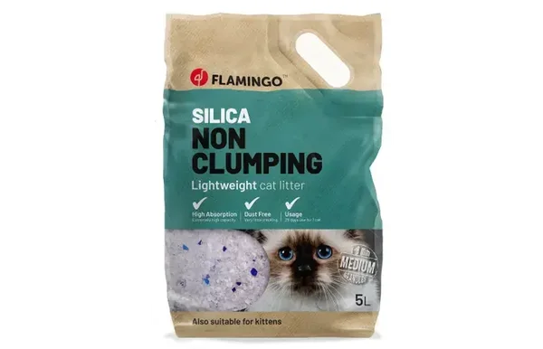 Kattenbakvulling silica medium 5l