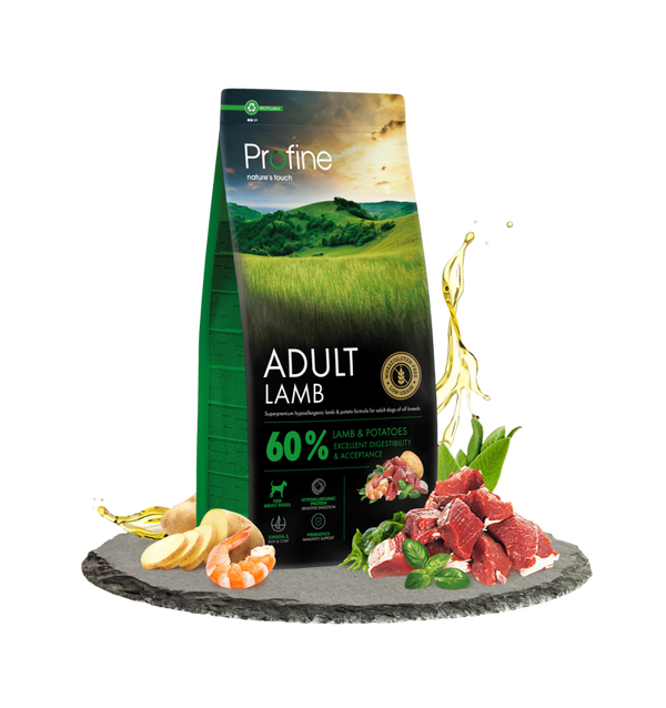 Profine dog dry adult lamb