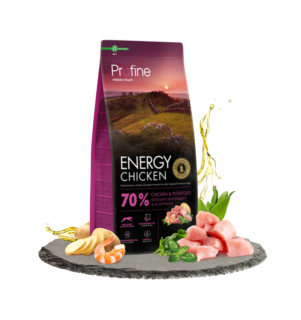 Profine dog dry energy chicken