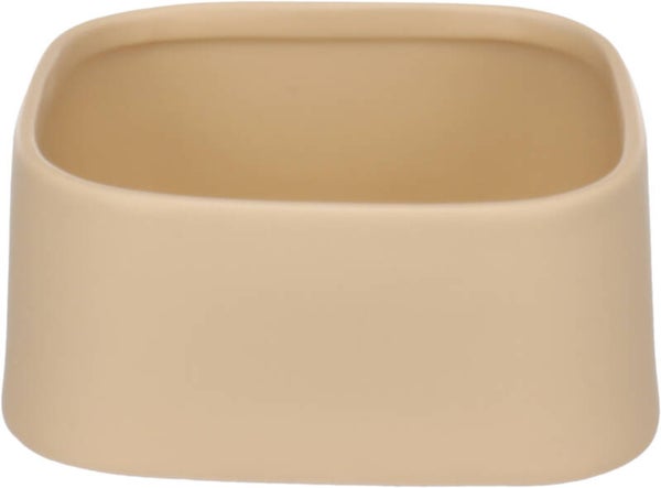 Eet- en drinpot Zara vierkant beige