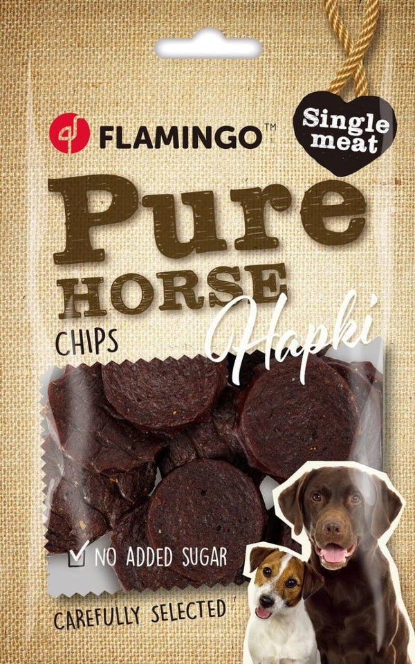 Snack Hapki Pure Chips met paard
