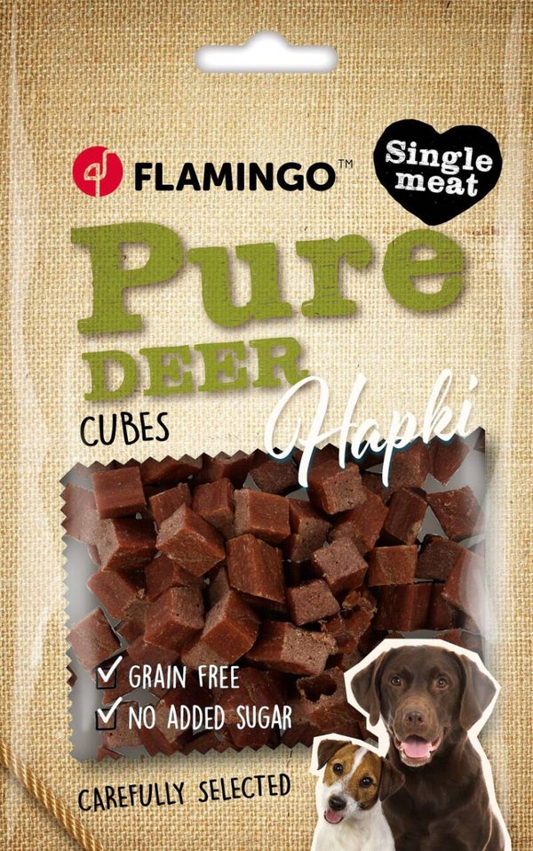 Snack Hapki Pure Blokjes met hert