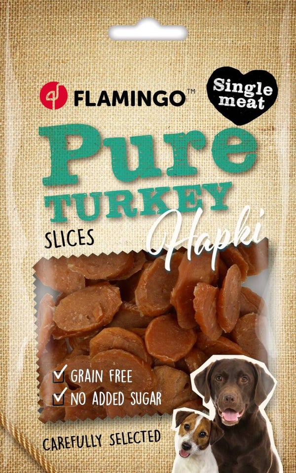 Snack Hapki Pure Schijfjes met kalkoen