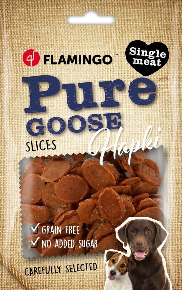 Snack Hapki Pure Schijfjes met gans
